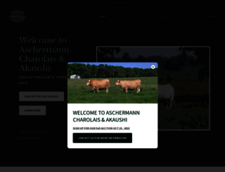 aschermanncharolais.com screenshot