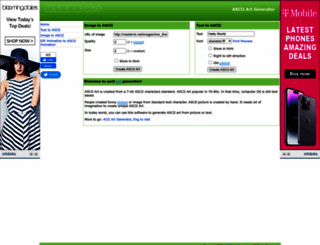 ascii.mastervb.net screenshot