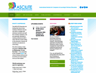 ascilite.org screenshot