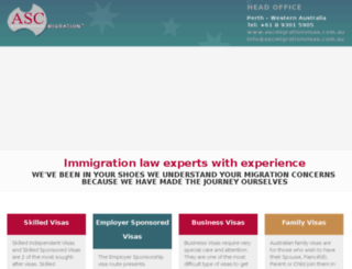 ascmigrationvisas.ie screenshot