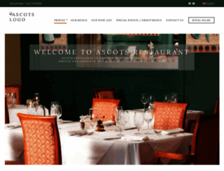 ascotsrestaurant.com screenshot