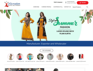 ascreationindia.com screenshot