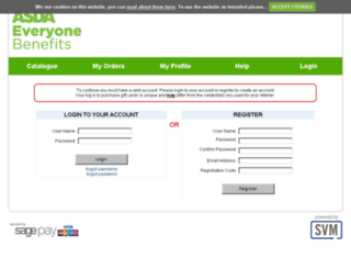 asdabenefits.svmeurope.co.uk screenshot