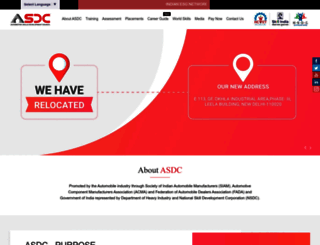 asdc.org.in screenshot