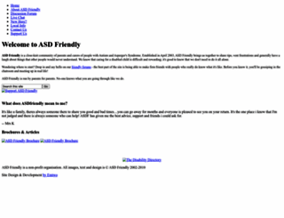 asdfriendly.org screenshot