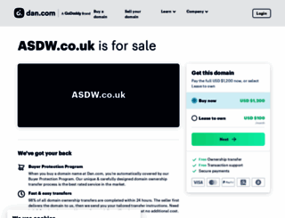 asdw.co.uk screenshot