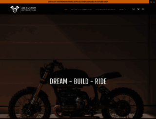 asecustommotorcycles.co.uk screenshot