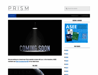 asee-prism.org screenshot
