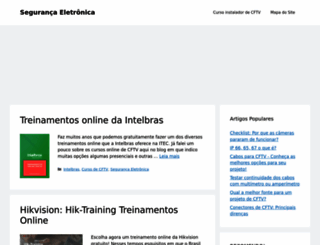 asegurancaeletronica.com screenshot