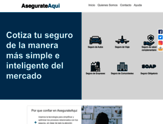 asegurateaqui.com screenshot