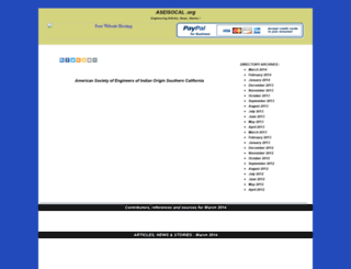 aseisocal.org screenshot