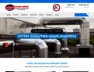 asekaklima.com.tr screenshot