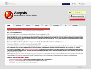 asepsis.binaryage.com screenshot