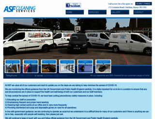 asfcleaning.co.uk screenshot
