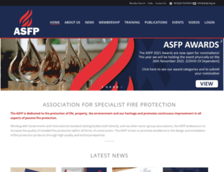 asfp.org.uk screenshot