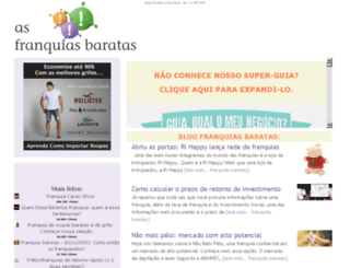asfranquiasbaratas.com.br screenshot