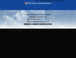 asfrizzo.com.au screenshot