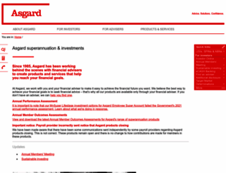asgard.com.au screenshot