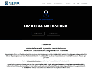 asguardlocksmiths.com.au screenshot
