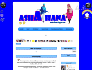 asha-hana.blogspot.com screenshot