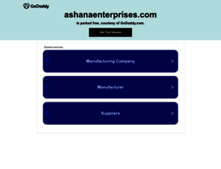 ashanaenterprises.com screenshot