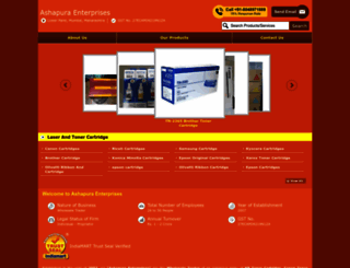 ashapuraenterprises.net screenshot