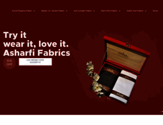 asharfifabrics.com screenshot