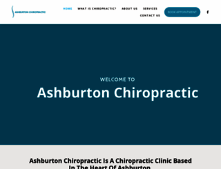 ashburtonchiropractic.co.nz screenshot