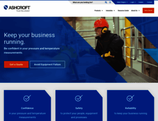 ashcroft.com screenshot