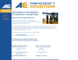 ashcroftexhibitions.com screenshot