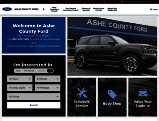 ashecountyford.net screenshot