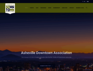 ashevilledowntown.org screenshot
