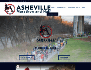 ashevillemarathon.com screenshot