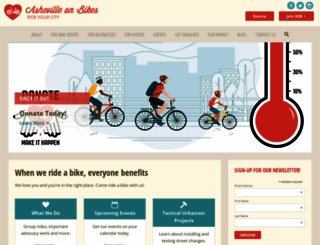 ashevilleonbikes.com screenshot