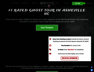 ashevilleterrors.com screenshot