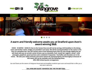 ashgrovehousestratford.co.uk screenshot