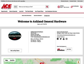 ashlandgeneralhardware.com screenshot