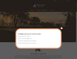 ashlandgolfclub.com screenshot