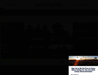 ashleyforthearts.com screenshot
