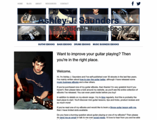 ashleyjsaunders.com screenshot