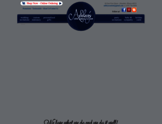 ashleyscustomstationery.com screenshot
