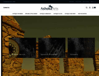 ashokaarts.com screenshot