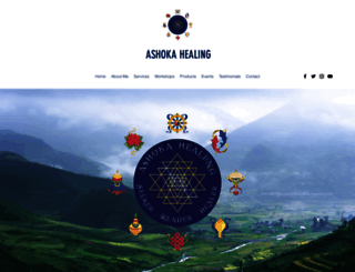 ashokahealing.com screenshot
