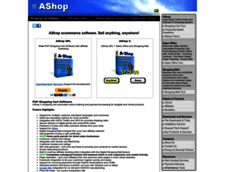 ashopsoftware.com screenshot