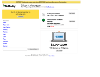 ashracing.com screenshot