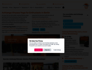 ashtangaberlin.com screenshot