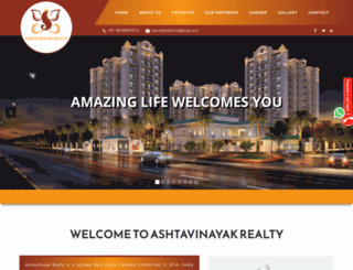 ashtavinayakrealty.com screenshot