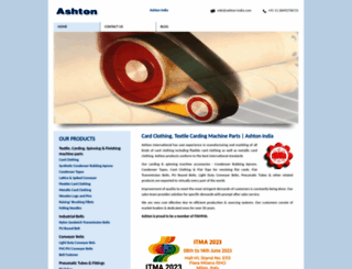 ashton-india.com screenshot
