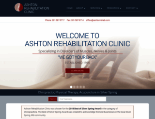ashton-rehabilitation-clinic.webflow.io screenshot
