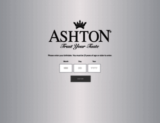 ashtoncigar.com screenshot